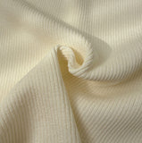 Off-shoulder Ribbed Knit Strap Set Cardigan
