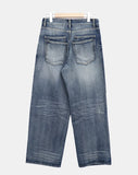 [UNISEX] Rosea Double Pocket Wide Denim Pants