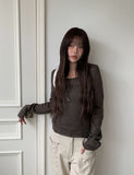 Mining Bustier Layered Knit