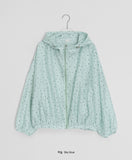 Olben Summer Flower Hood Wind Jumper