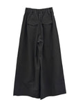 Teve Pintuck Wide Cotton Pants