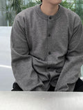 Bokasi round neck minimal cardigan