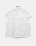 Mattia Double Button Short Sleeve Blouse