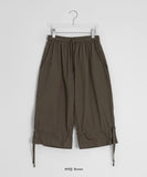 [BAONHAUS] Loenin Cotton Strap Bermuda Pants