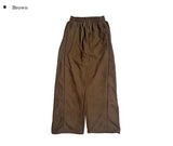 [1+1][Plan/Two Way] Poa Winter Brushed Corduroy Side Pin Tuck Training Pants