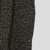 Pattern Rivet Pin Tuck Balloon Cargo Pants