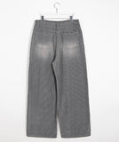 [unisex] Milzen washed corduroy wide pants