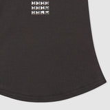 Metallic Cross Slim Short Sleeve