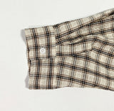 Scuz seersucker check shirt
