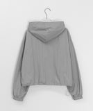 Teni Lace Hood Crop Wind Jumper