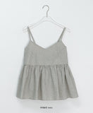 Metb Layered Check Sleeveless Blouse