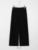 Reiki Banding Dot Wide Pants