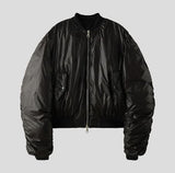 Foreign Glossy Reversible Crop Padding