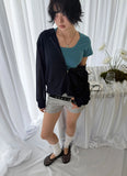 CURVED ROUND TEE