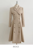 Colette Tailored Collar Double Flare One Piece
