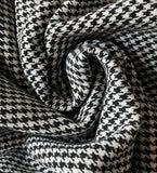 Marine Hound Check Brushed Span Flare Skirt