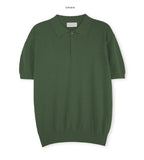 Muscle Fit Span Linen Collar Knit