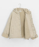 [Unisex] Gelma Hood Wool Quilting Padding Jumper