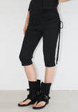 SHIRRING SKIRT-LAYERED PANTS