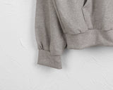 Some People Heart Flag Print Overfit Long Sleeve Hood Zip-Up