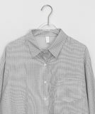 Mesho String Check Crop Shirt