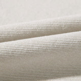 Rib Soft Wide Cotton Pants