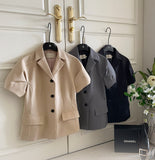 Kane Puff Collar Short Sleeve Jacket