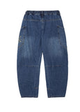 Kidens Balloon Embroidered Denim Pants