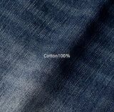 Tailor washed Bermuda denim pants