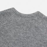Fit Ribbed Muscle Raglan Brushed Long Sleeve Tee