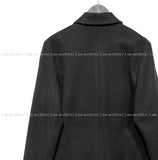 Label overfit single coat