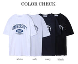 University over T-shirt