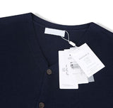 Soved Linen V-neck Short Sleeve Cardigan