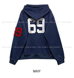 Roho Numbering Patch Overfit Hooded Zip-Up