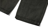 Wide cut cargo denim pants