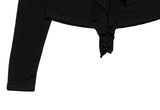 Ex Ribbon Ruffle Bolero Cardigan