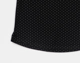 Dohwa Dot Rose Lace Crop Short Sleeve T-shirt