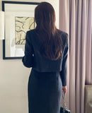 Eve Tweed Crop Jacket