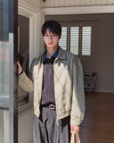 Laken Cotton Washed Zipper Blouson