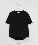 Cohan Pleats Crop Short Sleeve Tee