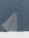 Dicto String Pocket Long Denim Skirt