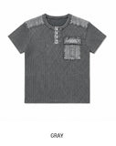 Brock Pigment Henley Neck Pocket Short Sleeve T-shirt