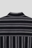 Rose Stripe Overfit Short Sleeve Shirt