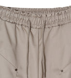 Heavy Double Knee Pintuck Wide String Pants
