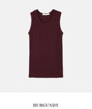 [1+1] basic muscle fit ribbed tank top