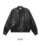 Roine Collar Leather Jacket