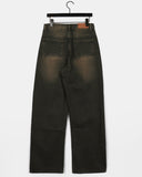 Hakip Vintage Washing Wide Denim Pants
