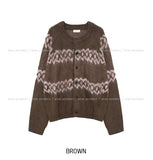 Meritz Wool Argyle Cardigan