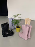 Wensha platform rain boots