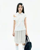 Layered Mesh Nylon Midi Skirt